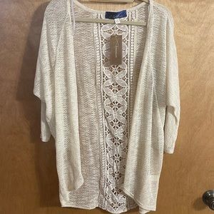 NWT beige Blue Rain cardigan